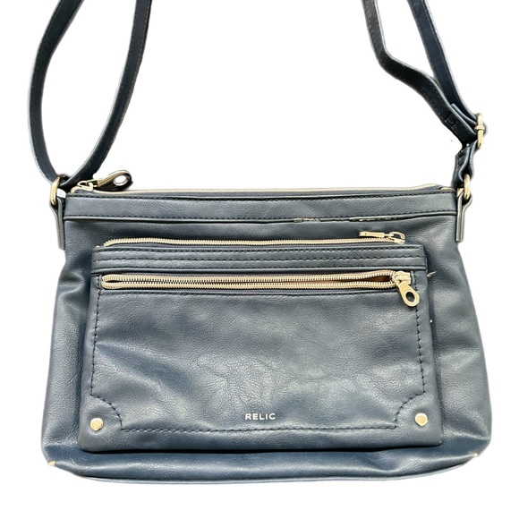 Relic Blue Crossbody Bag with Adjustable Strap - Picture 1 of 9